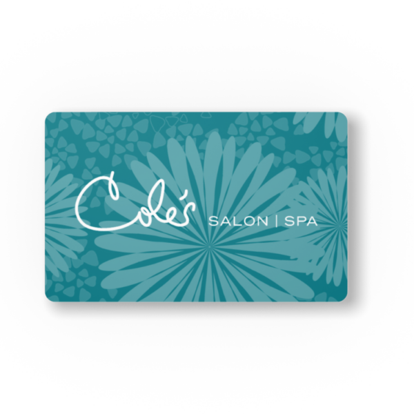 Cole's Salon Spa Gift Card For Her Floral