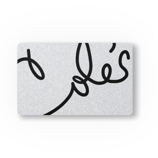 Cole's Salon Spa Gift Card Silver