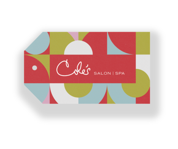 Cole's Salon Spa Gift Card Holiday